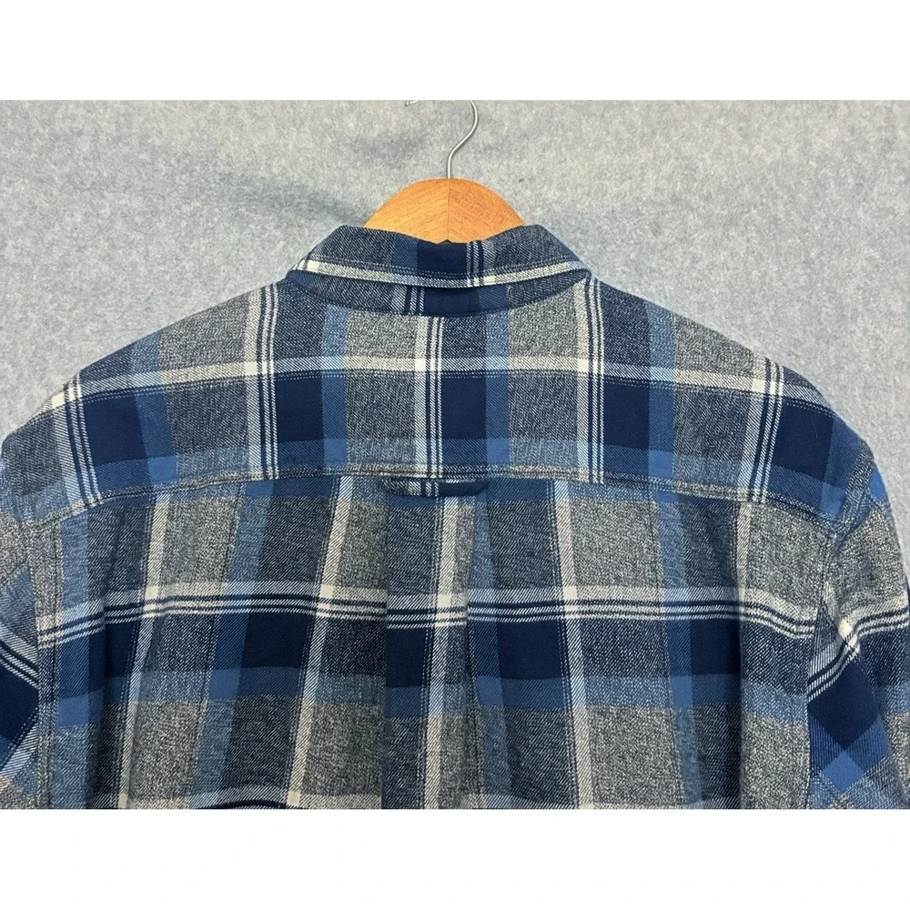 Orton Brothers Flannel Mens L Plaid Button‎ Up Shirt Cabincore Grunge Gorpcore